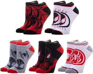 Ultra Spiderman - Miles Morales Juniors Crew Ankle Socks - Sweets and Geeks