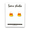 Candy Corn Fall Earrings - Sweets and Geeks