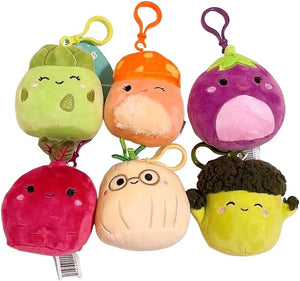 Squishmallows 3.5" Specialty Veggies Assortment Clip-On - Sweets and Geeks