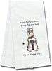 Schnauzer, Cropped - Towel