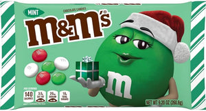 M&M's Holiday Mint 9oz Bag - Sweets and Geeks