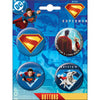 Superman 2025 - 4 Button Set 4
