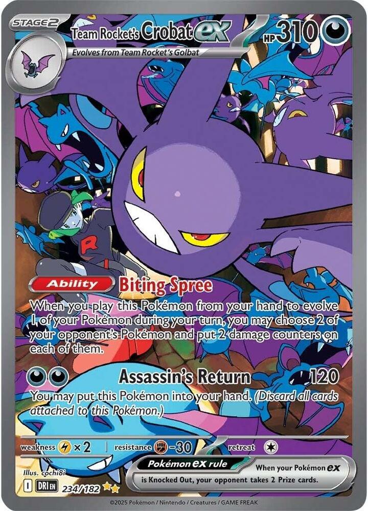 Team Rocket's Crobat ex (SIR) - Destined Rivals