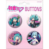 Hatsune Miku 4 Button Set 3