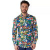 OppoSuit Mario Party Men's Button Down Shirt