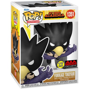 Funko Pop Animation - MHA - Fumikage Tokoyami Fallen Angel GITD Pop! Vinyl #1351 - AAA Exclusive - Sweets and Geeks