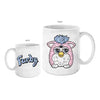 Furby 17.5oz Wax Resist Ceramic Mug