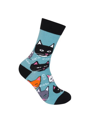 Cats Cats Cats Socks - Sweets and Geeks