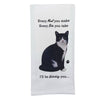 Black and White Cat - Towel