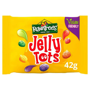 Rowntree's Jelly Tots Fruit Gummy Snacks 42g - Sweets and Geeks