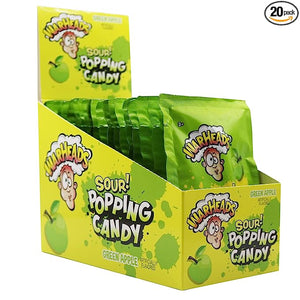 Warheads Sour Popping Candy 3pk- Green Apple - Sweets and Geeks