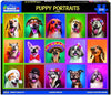 Puppy Portraits (1853pz) - 500 Piece Jigsaw Puzzle