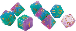 RPG Dice Set (7) - Northern Lights - Sweets and Geeks