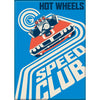 Hot Wheels Speed Club Blue 2.5" X 3.5" Magnet