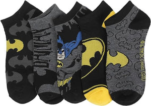 Batman Women's Ankle Crew Socks 5-Pack - Sweets and Geeks