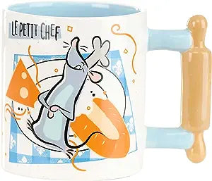 Ratatouille Little Chef 20oz Shaped Handle Ceramic Mug - Sweets and Geeks