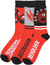 Dungeons & Dragons Monsters 3-Pack Men's Casual Crew Socks - Sweets and Geeks