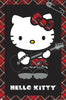 Hello Kitty Punk Rock Anime Poster