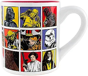 Star Wars Grid 14oz Ceramic Mug - Sweets and Geeks