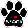 Paw Magnets - I Heart My Cats