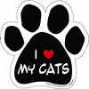 Paw Magnets - I Heart My Cats