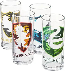 Harry Potter 4pc Tumbler Set – Mascots - Sweets and Geeks
