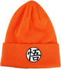 Dragon Ball Z Tall Cuff Orange Goku Emblem Beanie - Sweets and Geeks