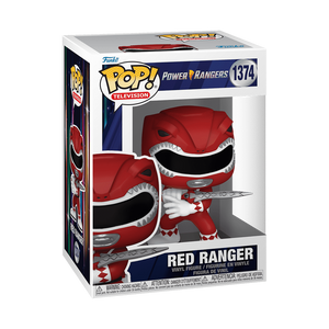 Funko Pop! Television: Mighty Morphin Power Ranger - Red Ranger (30th Anniversary) #1374 - Sweets and Geeks