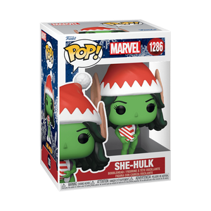 Funko Pop! Marvel: Holiday She-Hulk #1286 - Sweets and Geeks
