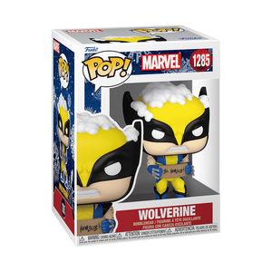 Funko Pop! Marvel: Holiday - Wolverine w/ Sign #1285 - Sweets and Geeks