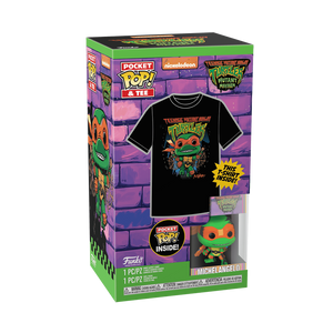 Funko Pocket Pop & Tee: TMNT - Michelangelo - XS - Sweets and Geeks