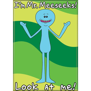 Rick and Morty Mr Meeseeks Magnet - Sweets and Geeks