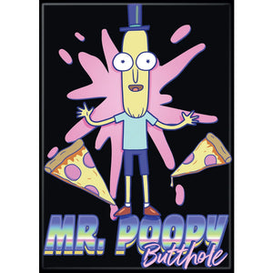 Rick and Morty Mr. Poopybutthole Magnet - Sweets and Geeks