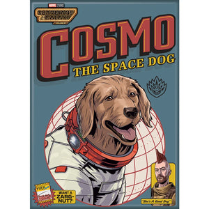 Cosmo the Space Dog Magnet - Sweets and Geeks