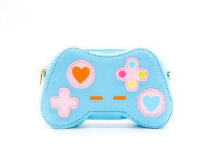 One More Level Game Controller Handbag - Blue - Sweets and Geeks