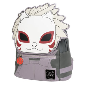 Naruto: Shippuden Pop! by Loungefly Kakashi Hatake Anbu Mask Mini-Backpack - Entertainment Earth Exclusive - Sweets and Geeks