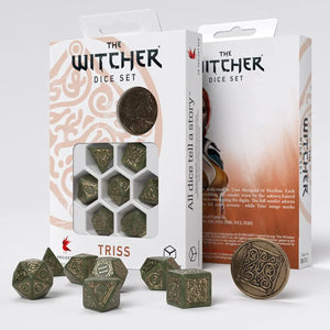 The Witcher Dice Set: Triss - The Fourtennth of the Hill (7 + coin) - Sweets and Geeks