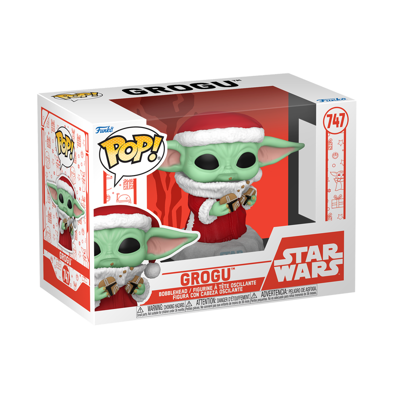 Funko Pop Star Wars: Holiday - Grogu with Christmas Cookie #747