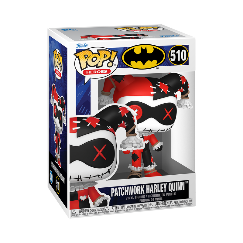 Funko Pop! Animation: Heroes - Patchwork Harley Quinn #510 – Sweets and  Geeks