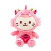 Pink Dragon Kittiroll Plush