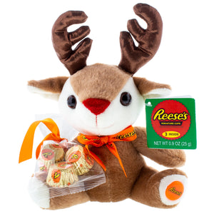 Reese's Reindeer Plush W/ Reese Cups 0.9oz - Sweets and Geeks