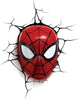Marvel Spidey Mask 3D Wall Deco Light