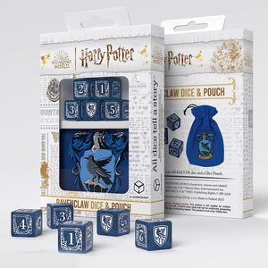 Harry Potter Ravenclaw D6 Dice & Pouch Set - Sweets and Geeks