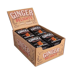 Ginger Delights Candy Pastilles- Blood Orange 1oz - Sweets and Geeks