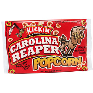 Ass Kickin Carolina Reaper Popcorn 3.5oz - Sweets and Geeks