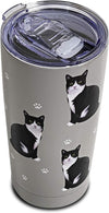 Cat, Black & White Serengeti Tumbler