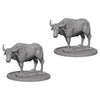 WizKids Deep Cuts Unpainted Miniatures - Oxen - Sweets and Geeks