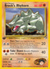Brock's Rhyhorn (1st Edition) - Gym Heroes - #22/132