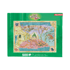 Wizard of Oz Map 500 Piece Jigsaw Puzzle - Sweets and Geeks
