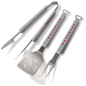 Ohio State Buckeyes 3-Piece Spirit Grilling Set - Sweets and Geeks